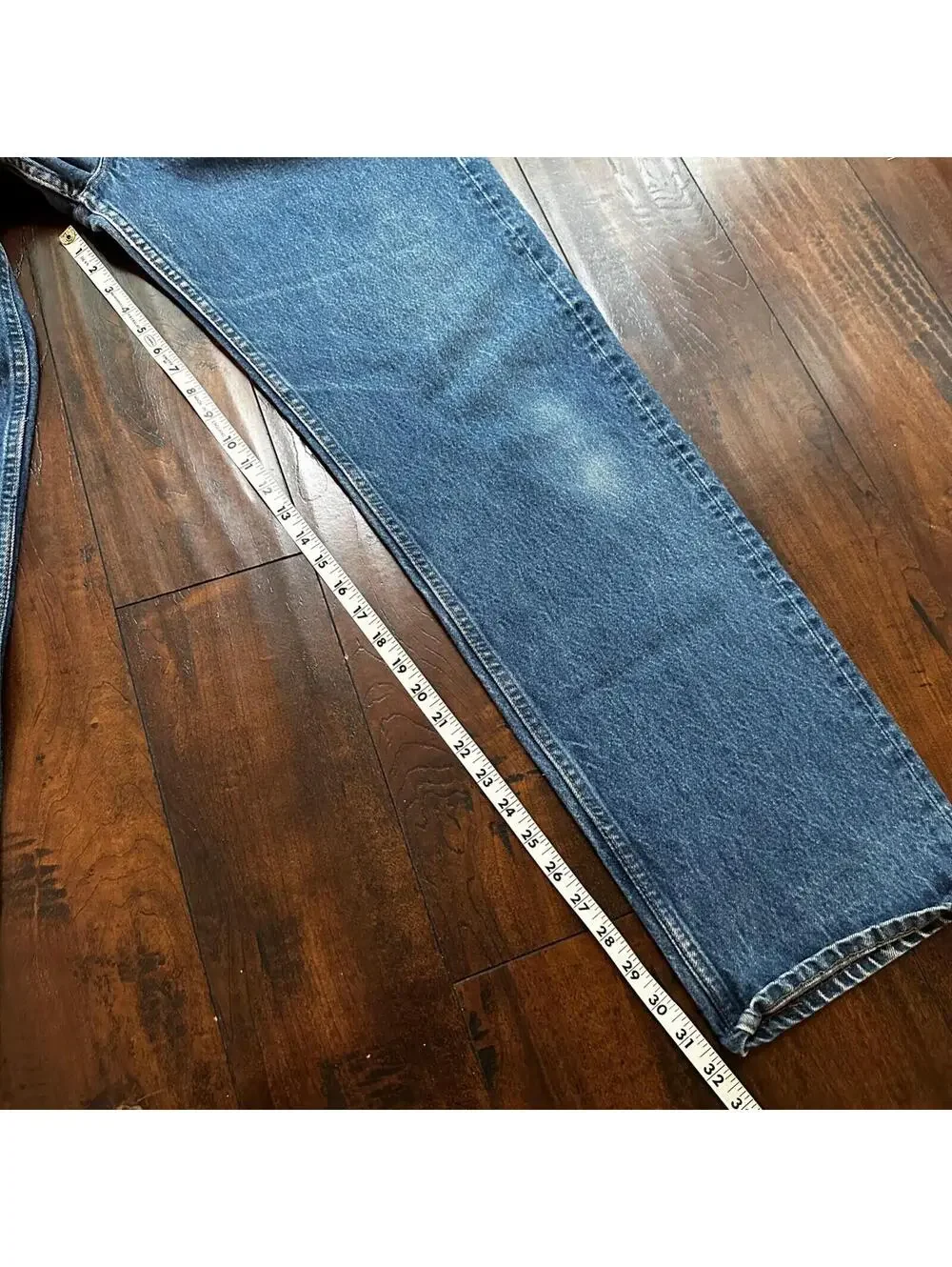 VTG 90s Levis 501 Button Fly 40x36 USA Tag Jeans Straight Wash Blue XX Act 36x32